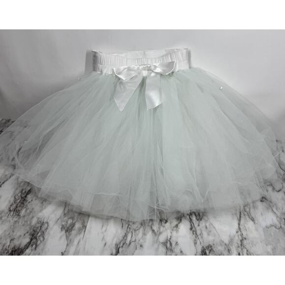 Pottery Barn Kids x Monique Lhuillier Butterfly Tulle Tutu Embroidery Satin 3 + - Picture 3 of 7